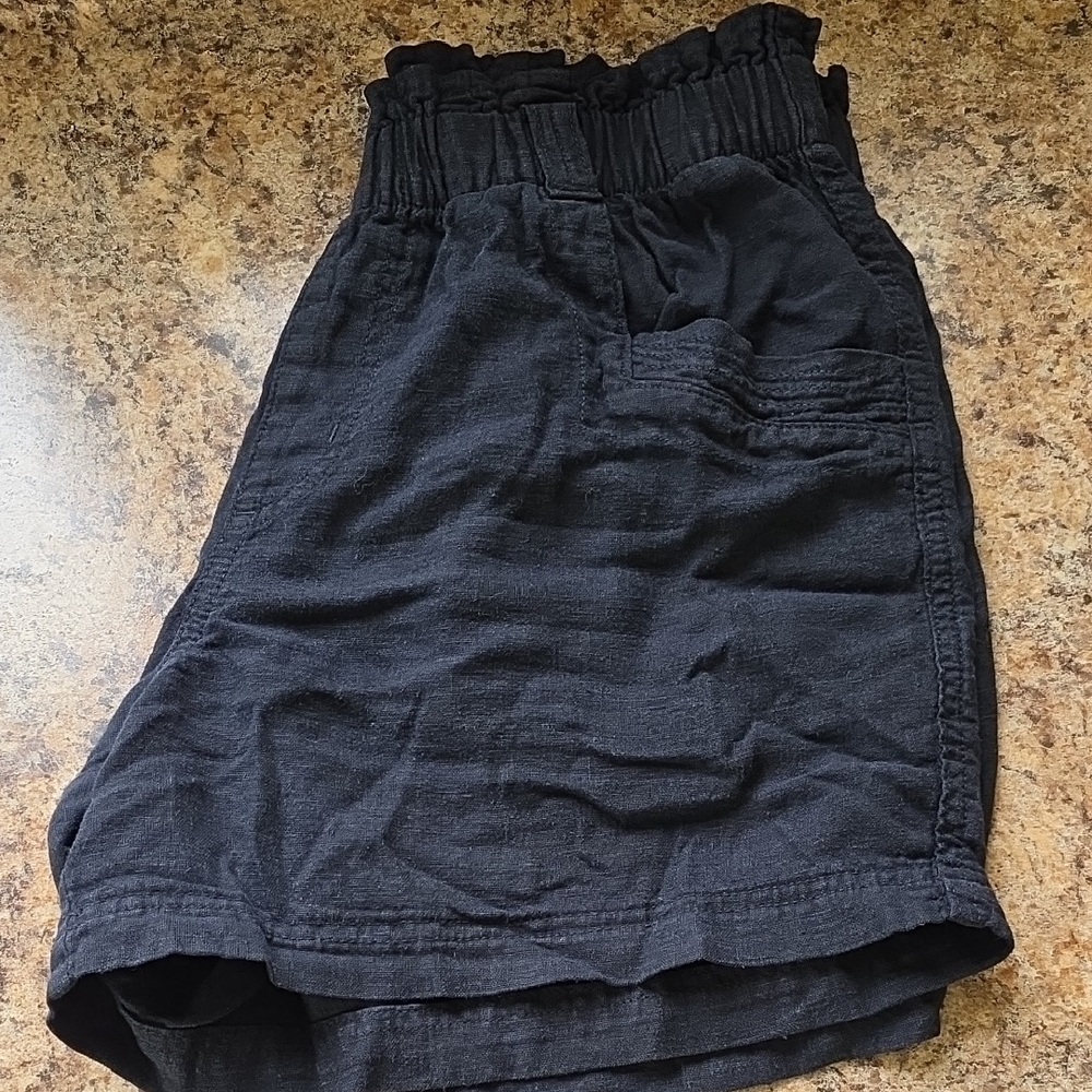 Maurices Black Linen Shorts